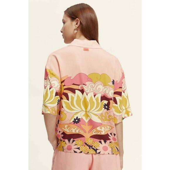 Free People x Scotch & Soda Camp Place Printed Shirt - Picture 6 of 7